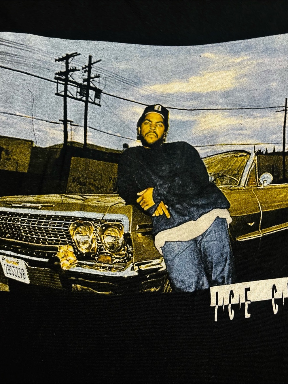 Ice Cube The Rapper Graphic Tee In Black Mens 2xL